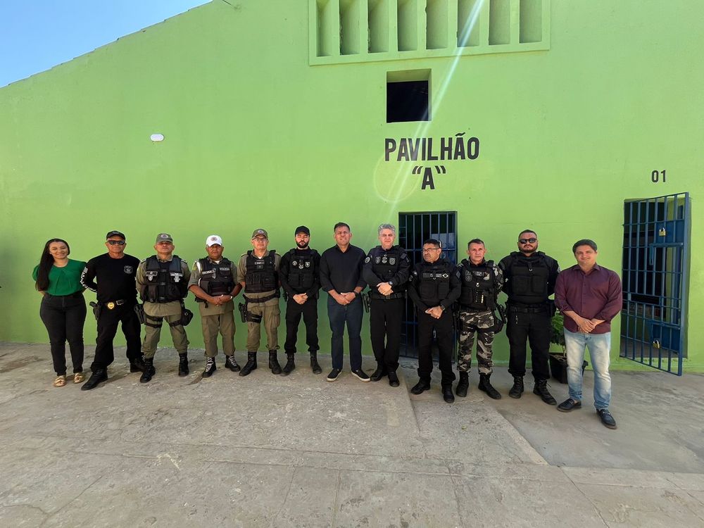 Secretaria da Justiça inaugura reforma de pavilhão na Penitenciária de Floriano