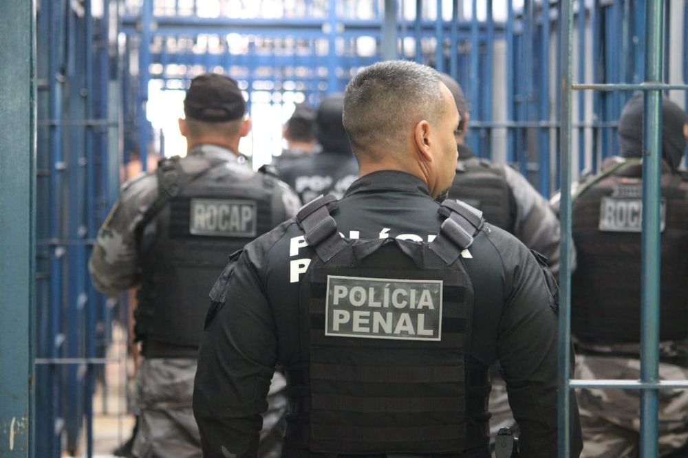 Polícia Penal do Piauí em atividade no sistema prisional