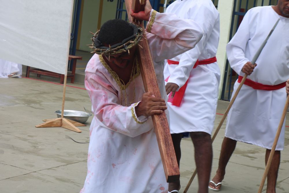 Paixão de Cristo na Penitenciária Irmão Guido