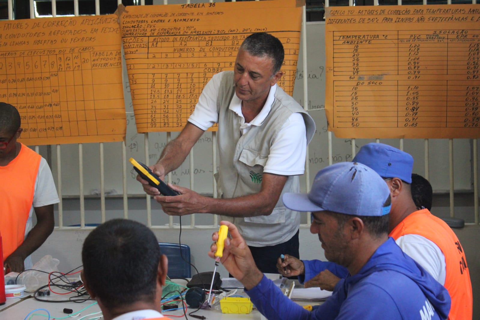 Sejus realiza curso de eletricista e instalador rural para detentos