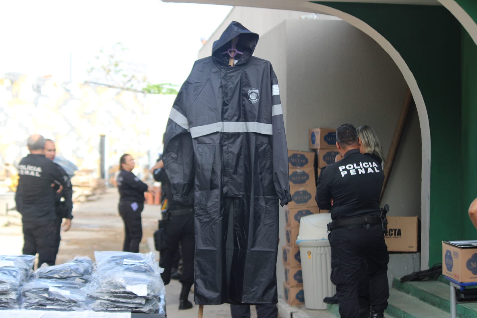 Capas de chuva para a Polícia Penal do Piauí