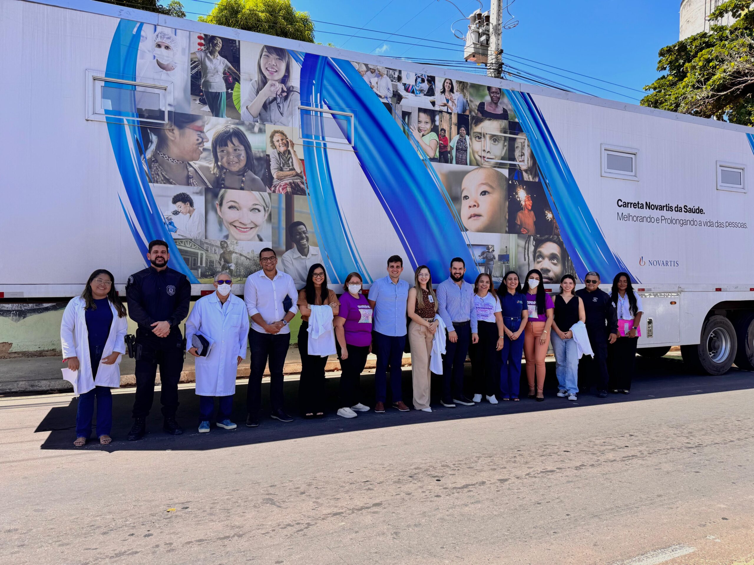 Sejus-PI recebe carreta Roda Hans para atendimentos de prevenção à hanseníase